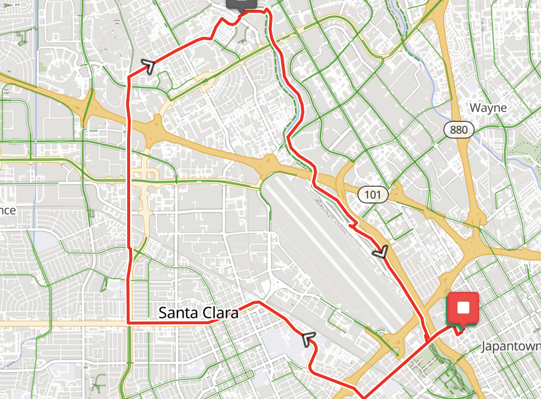 15 Mile El Camino Real Edition Route