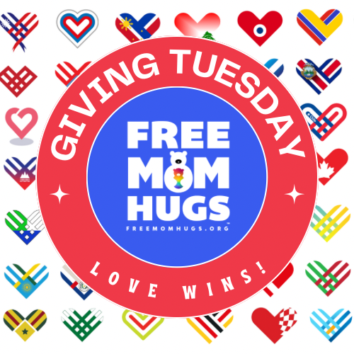 Free Mom Hugs banner